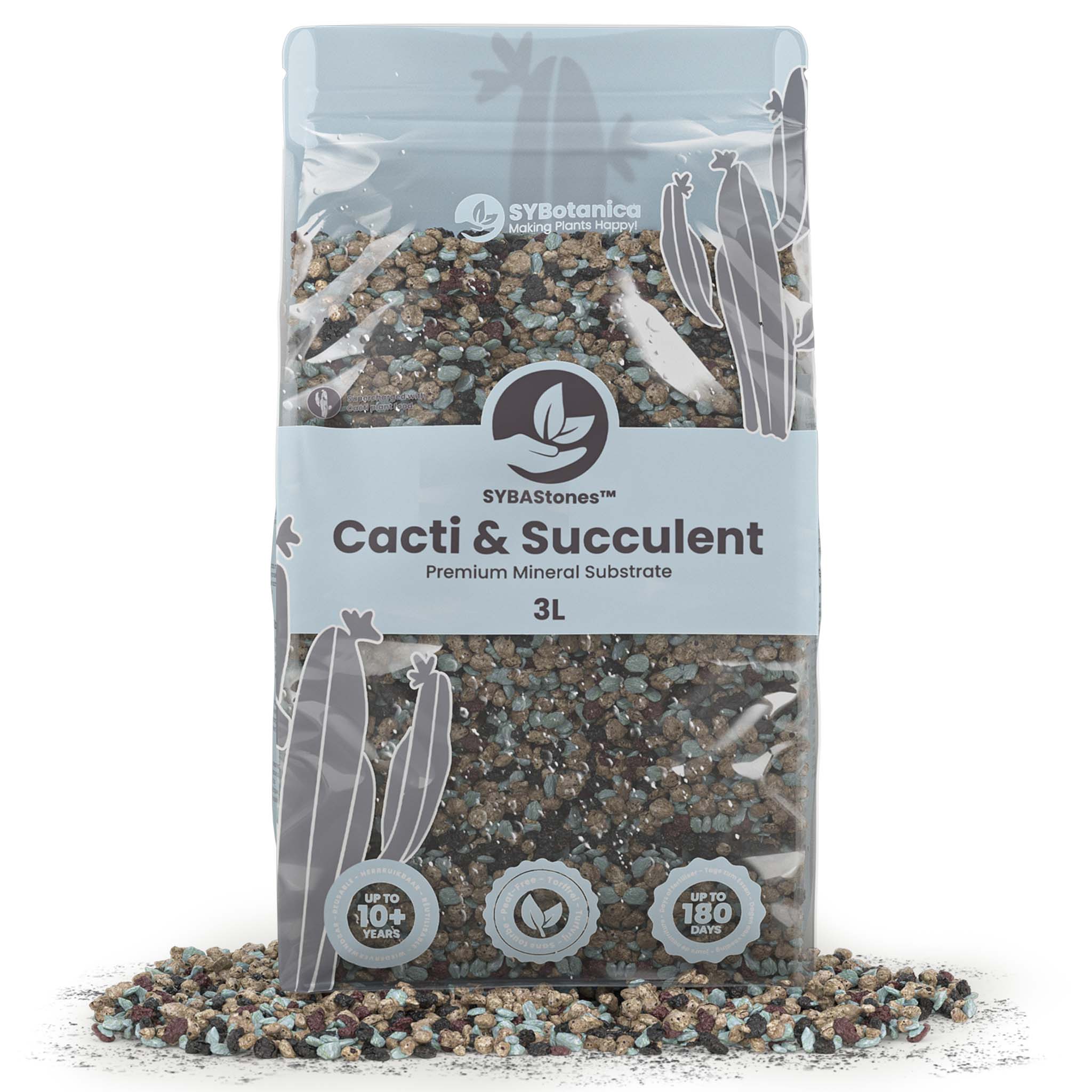 SUBSTRATO MINERALE PER CACTUS & SUCCULENTE 3L