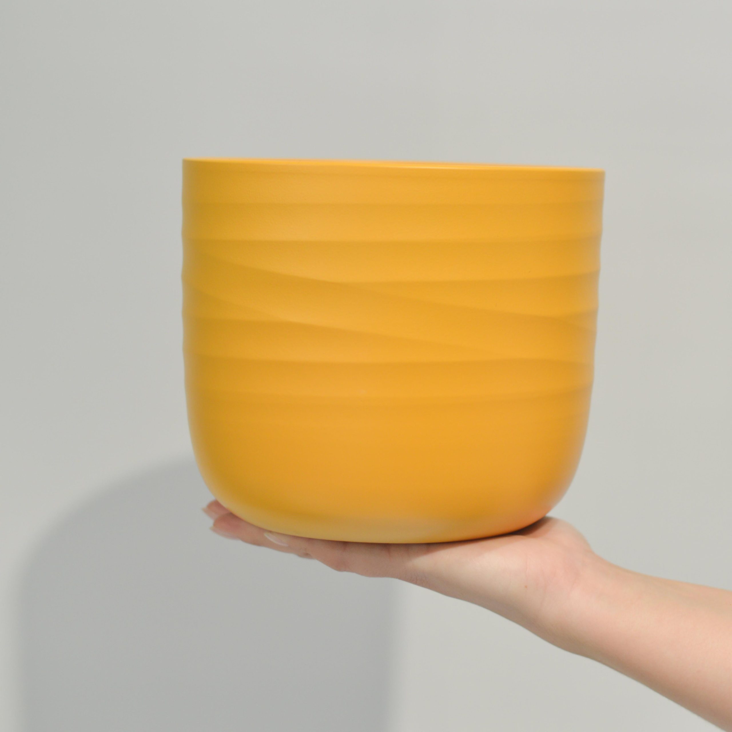 Vaso giallo Wave