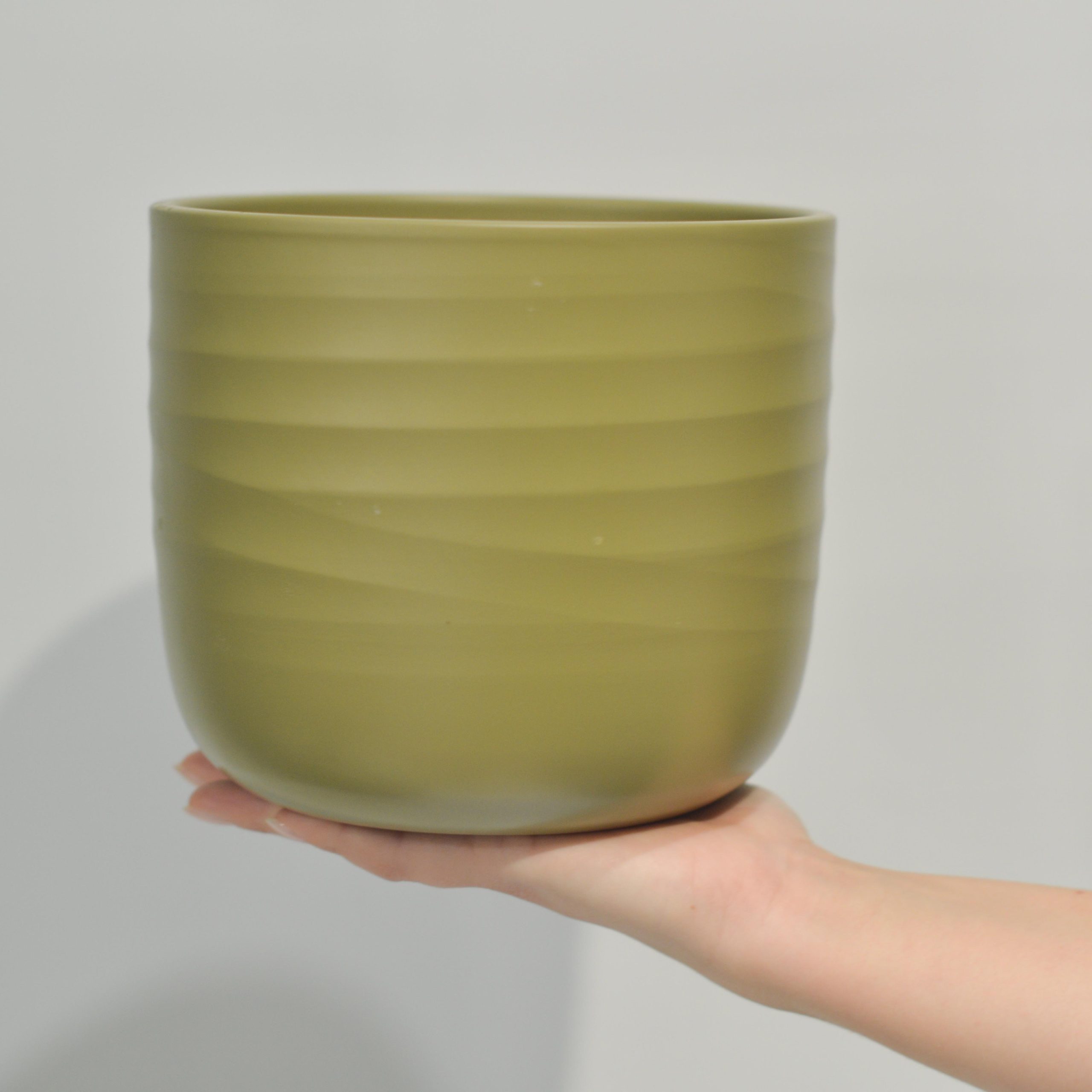Vaso verde Wave